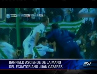 Juan Cazares logra ascenso con Banfield