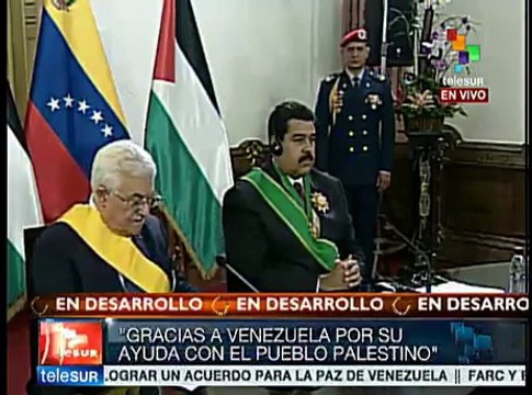 Agradece Mahmud Abbas a Venezuela su apoyo incondicional a Palestina