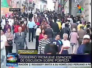 Desigualdad y pobreza, a la baja en Ecuador