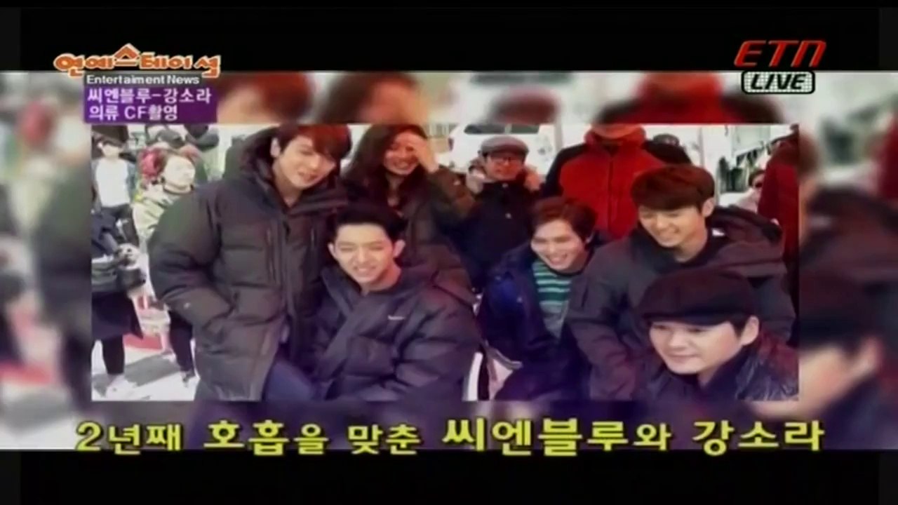 Ent News - CNBLUE & Kang Sora BANGBANG CF Making interview