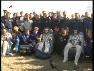 [ISS] Expedition 39 Egress Soyuz TMA-11M After Safe Landing