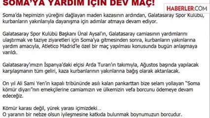 Galatasaray ve Atletico Madrid Soma İçin Karşılaşacak