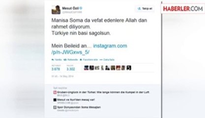 Mesut Özil'e Sosyal Medyada Soma Tepkisi