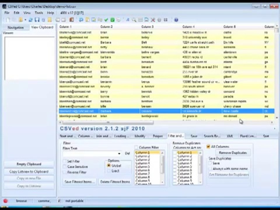 Using The CSV Editor To Clean Your List.mp4