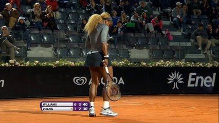 WTA Rome - Williams expédie Shuai Zhang