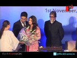 Abhishek Bachchan and Amitabh Bachchan celebrated Aishwarya birthday at an event