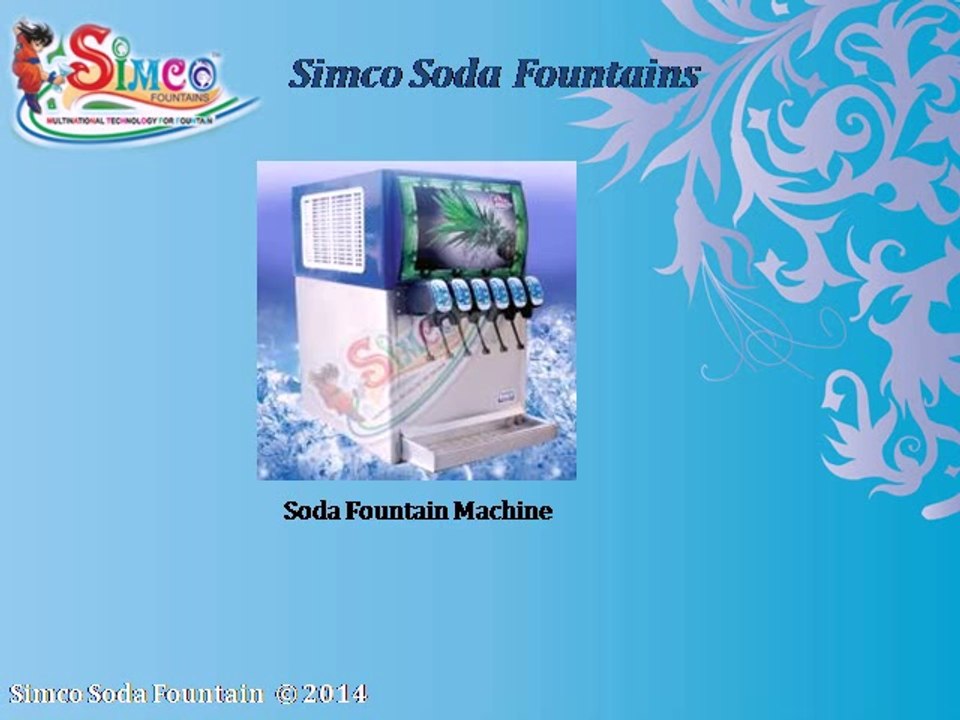 Soda fountains machine