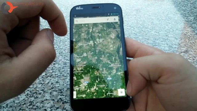 Wiko Darkfull - Demo GPS fix e navigazione