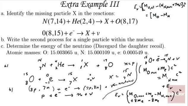 Additional Examples 03 Missing Particle X Nuclear Physics Ap Physics B Educator Com Tablet Video Dailymotion