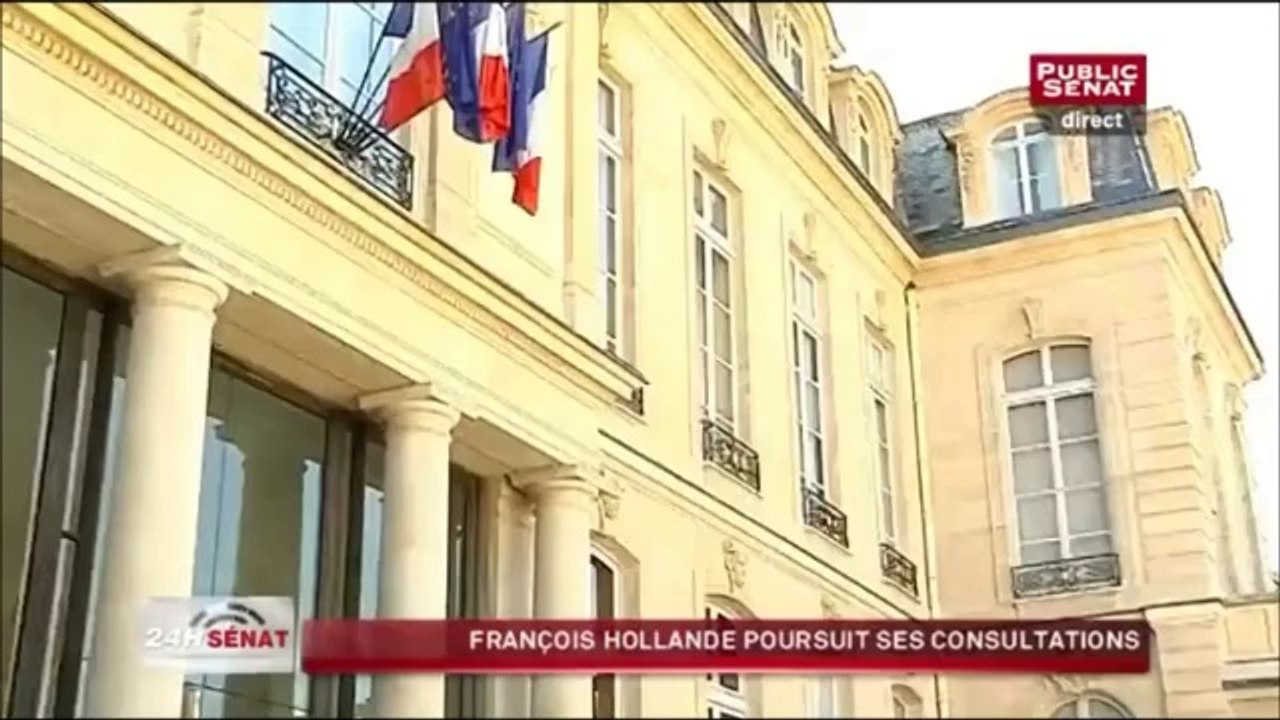Intervention G.Amard et D.Simonnet sur la réforme territoriale à l'Elysée.