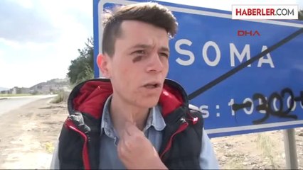 Manisa Soma İlçe Tabelasında Hüzün