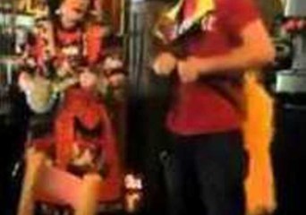 Man Enjoys 'Doing the Chicken Dance'