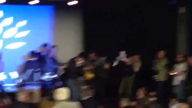 Des perturbateurs évacués du meeting de Christine Boutin pour les Européennes