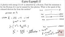 Additional Examples 02 (Minimum n for Hydrogen) Hydrogen Atom, AP Physics B - Educator.com - CAM