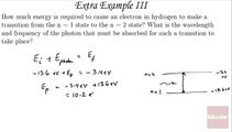 Additional Examples 03 (Energy to Transition Electron) Hydrogen Atom, AP Physics B - Educator.com - CAM