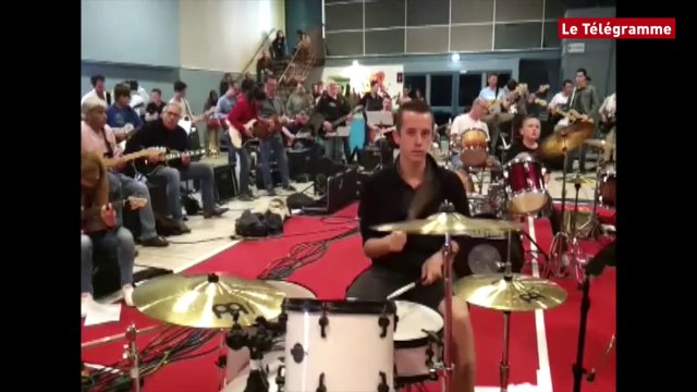 Lorient. Répétitions pour le plus grand groupe de rock du monde