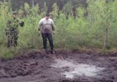Mud-Diving in Lithuania