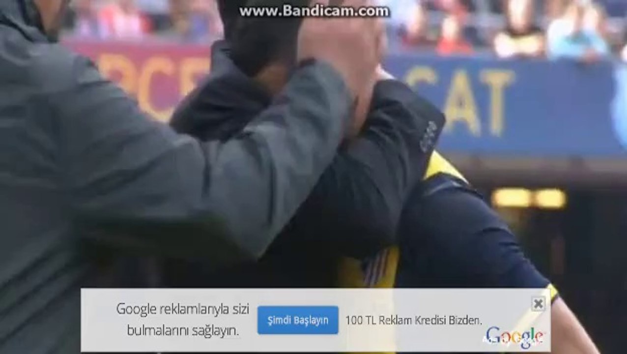 Oyundan çıkan Arda ağliyor