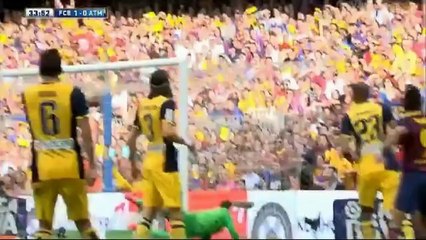 Alexis Sánchez Amazing Goal FC Barcelona Atlético Madryt 1-0