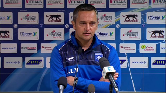 Conférence de presse AJ Auxerre - AS Nancy-Lorraine (0-0) : Jean-Luc VANNUCHI (AJA) - Pablo CORREA (ASNL) - 2013/2014
