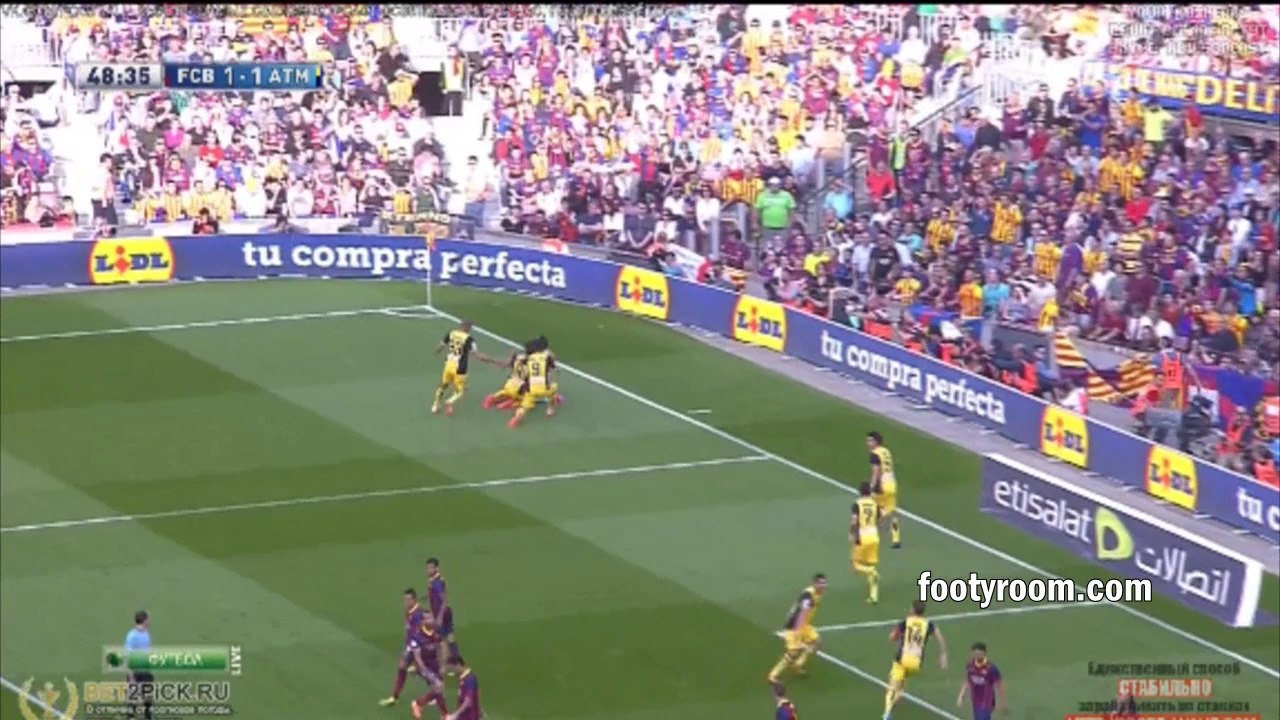 Barcelona 1-1 Atletico Madrid Footyroom.com