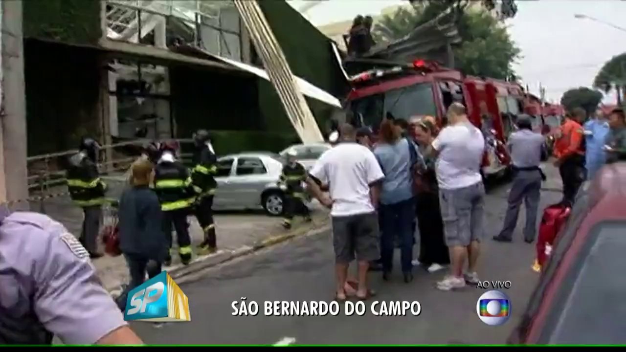 Explosão em academia no ABC deixa mortos e feridos, dizem bombeiros
