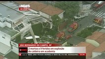 Explosão na academia TEM em São Bernardo deixa dois mortos e nove feridos