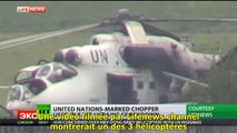 RT. des hélicoptères marqués ONU utilisés dans les combats en Ukraine S/T
