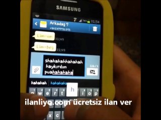 Mesajlarda Gülmek ve aslinda olan