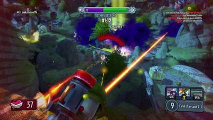 (thegamer) plants vs zombie garden warfare mode plantes et cimitieres map liitoral du bois flotté de nuit