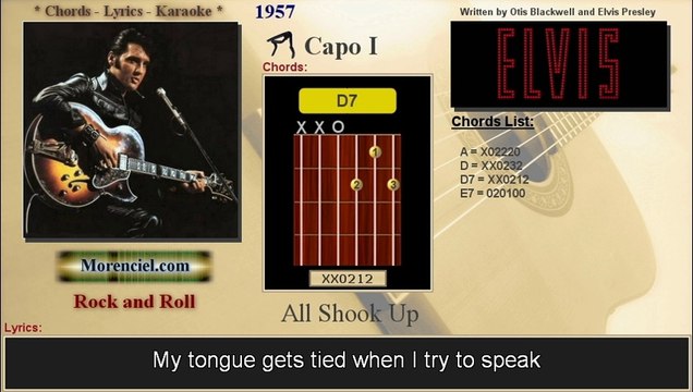 Elvis Presley - All shook up (Karaoke, no vocal)