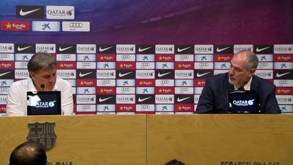 Zubizarreta agradece el trabajo de Martino en un año muy difícil