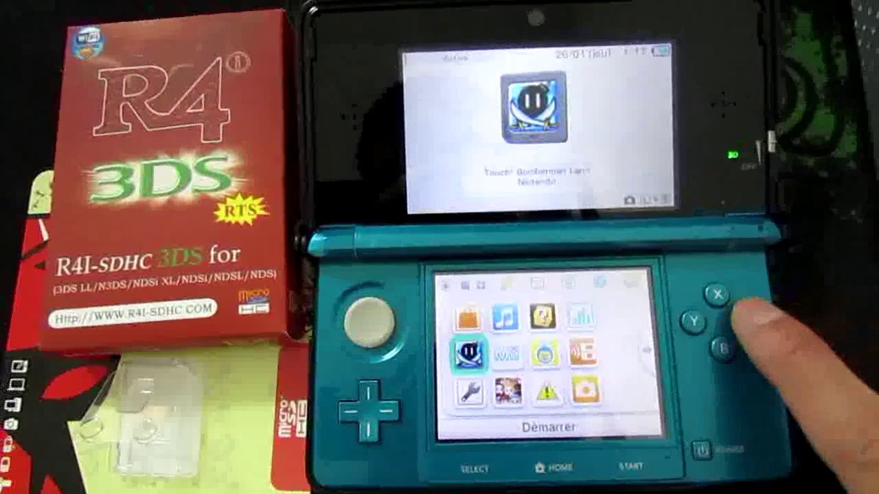 R4 3DS RTS fonctionne parfaitement sur 3DS 7.2.0-17E