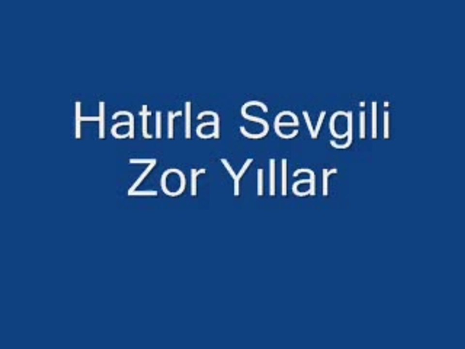 Eylem Aktaş--Zor Yıllar