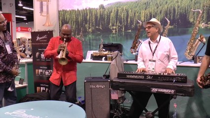 Jazz Session Trumpets Saxophones Organ - Jon Hammond NAMM Show