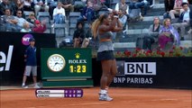 WTA Roma - Serena se mete en la final tras derrotar a Ivanovic