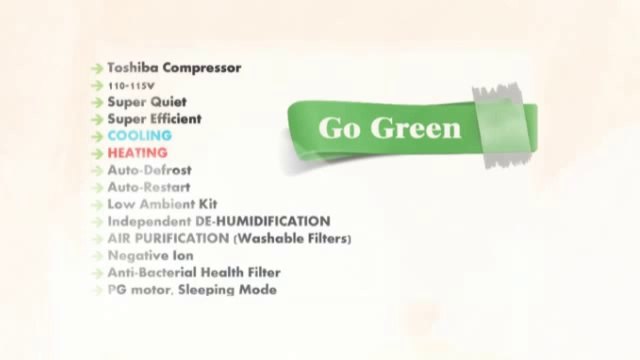 Mini Split Heat Pump AC - 36000 Btu 220v 15 SEER.