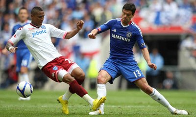 Ballack slaps Boateng - FA Cup Final - 15 May 2010 - WM Aus für Ballack