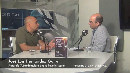 José Luis Hernández Garvi, autor de 'Adonde quiera que te lleve la suerte'. 16-5-2014