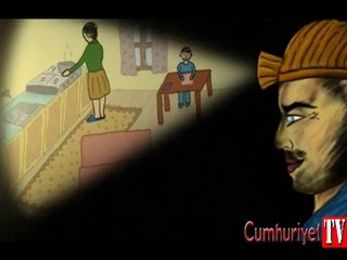 Babası madenci olan çocuğun çizdiği resim canladı