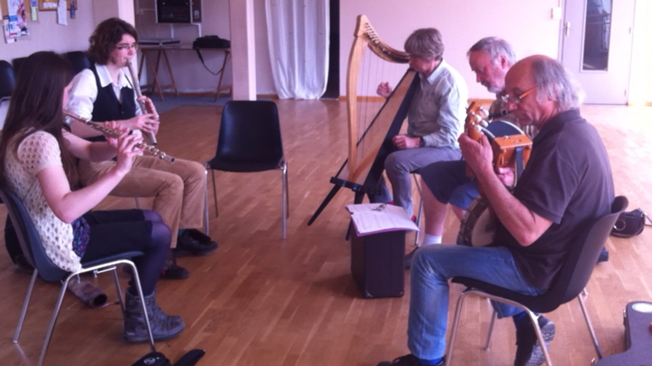 Session de musique irlandaise
