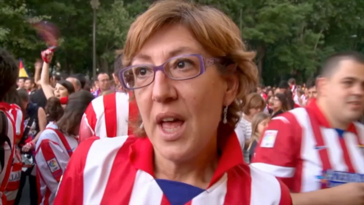 Atletico-Fans feiern ihre Helden