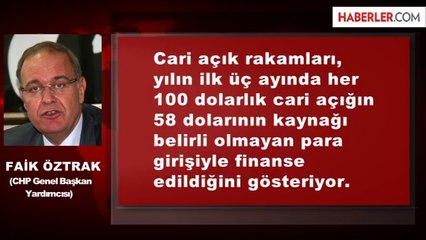 CHP'li Öztrak: Kaynağı Belirsiz Parada Rekor