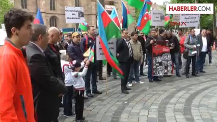 Nürnberg'de 'Laçın'in İşgali' Protestosu