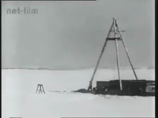 1955 год. Горьковская ГЭС. Пуск первой турбины