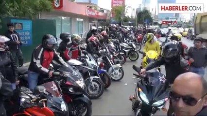 Motosikletli Gruptan Soma Protestosu