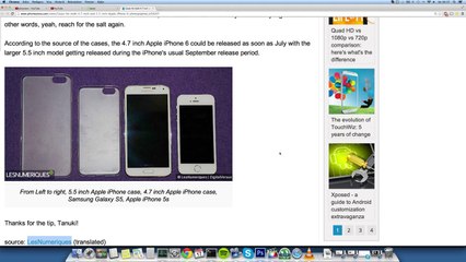 NEW iPhone 6 4.7  & iPhone 6 5.5  LEAKED Cases!