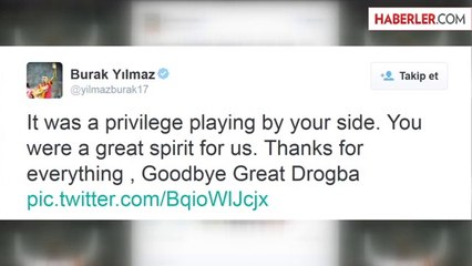 Burak Yılmaz'dan Veda Tweeti
