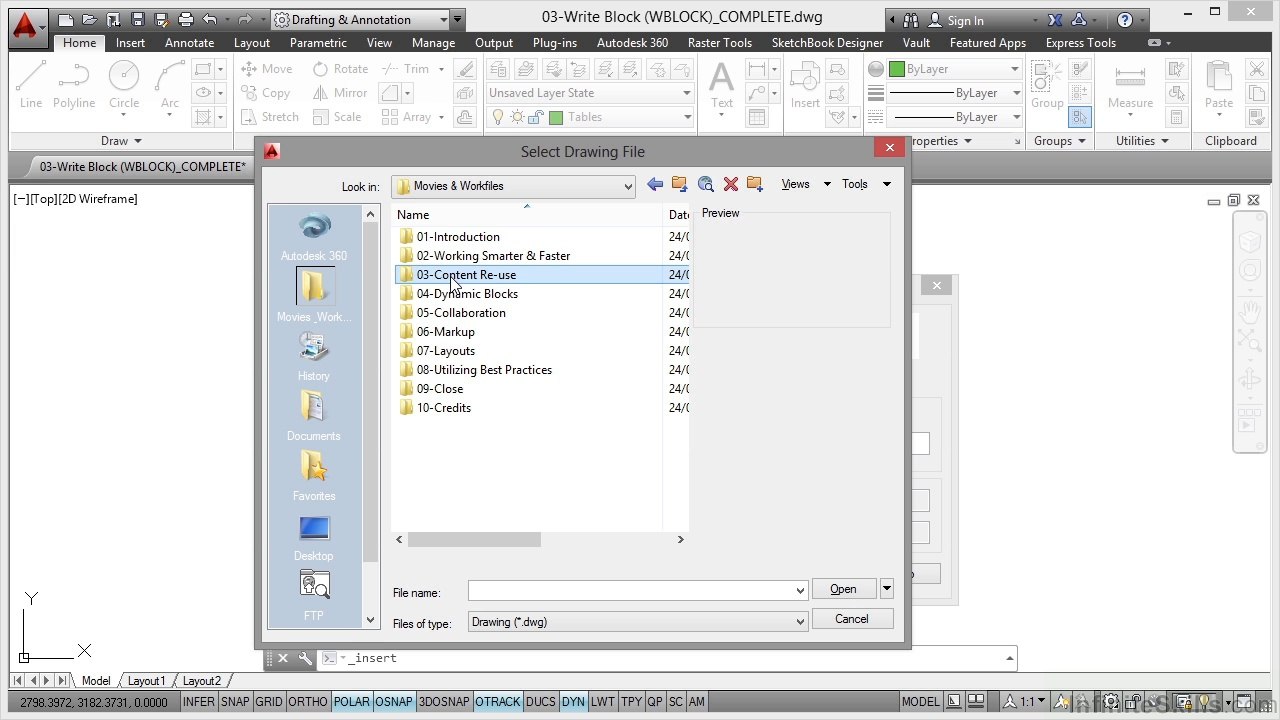 Work Smarter in  AutoCAD - 013