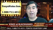 Chicago Blackhawks vs. LA Kings Pick Prediction NHL Pro Hockey Playoff Game 1 Odds Preview 5-18-2014